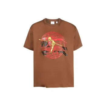 Burberry T Shirts Men Brown