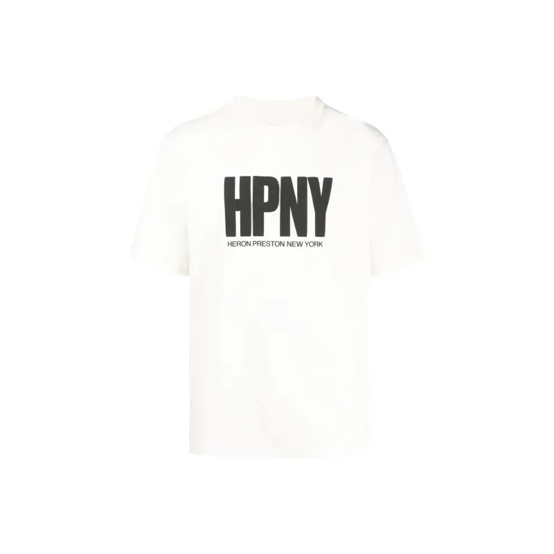 HERON PRESTON Logo Printed Crewneck T-Shirt-0