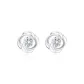 Sterling Silver Mobius Ear Stud