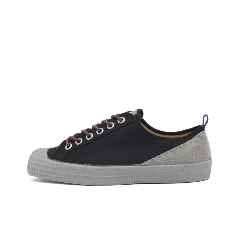 Novesta Star Master Hiker Low Top Canvas Shoes Unisex Black Gray-0