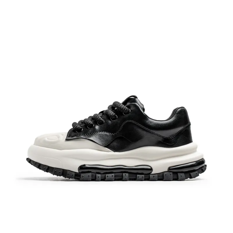 JANECO Anti Slip Wear Resistant Low Top Chunky Sneakers Men's-12