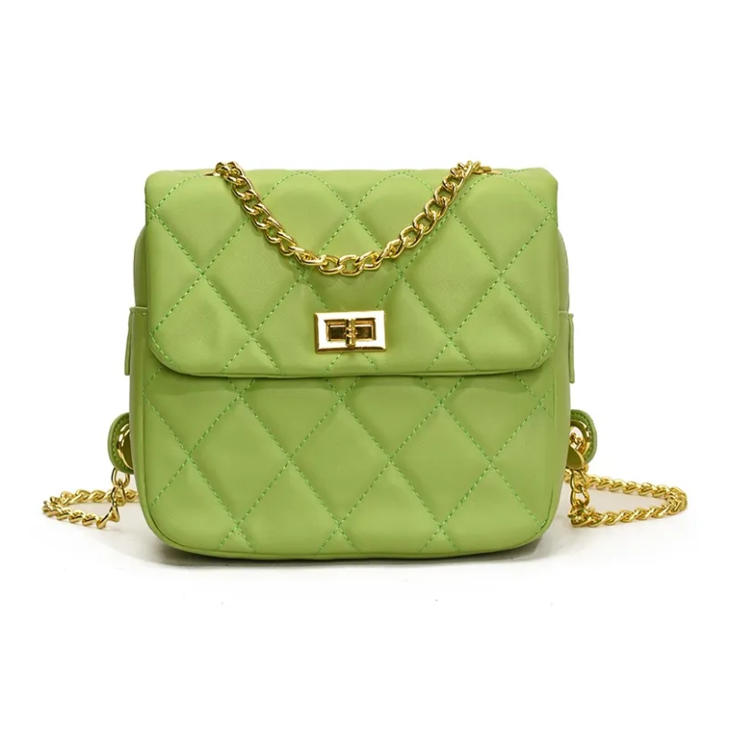 Yalu PU Shoulder Bag Backpack Regular Women's Black/Pink/Green/White-7