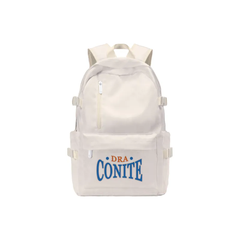 TURN UP NOT FOR US Polyester Backpack Unisex Beige-20