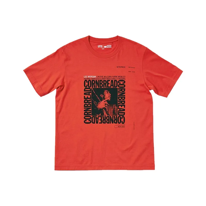 UNIQLO T Shirt Unisex Coral Red-0