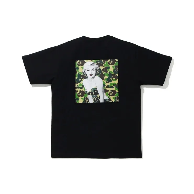 A BATHING APE A BATHING APE X Marilyn Monroe Signature Tee-0