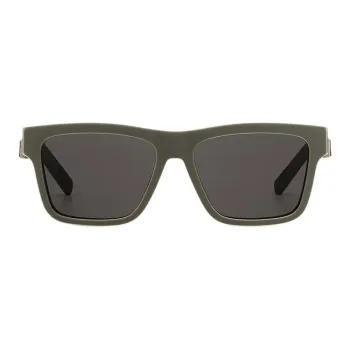 DIOR Acetate Rubber Irregular Shape Sunglasses Men's Green