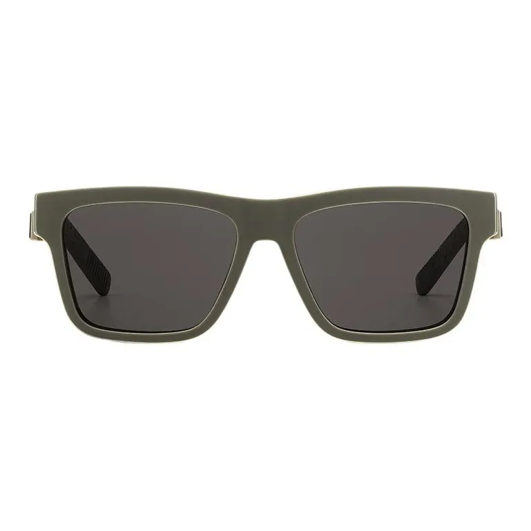 DIOR Acetate Rubber Irregular Shape Sunglasses Men's Green-0