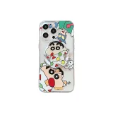 Magnetic Pajamas Shin-Chan Action Kamen Phone Case+Pajamas Shin-Chan Stands
