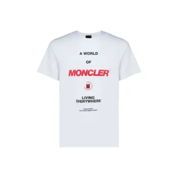 Moncler SS22 T Shirts Men White