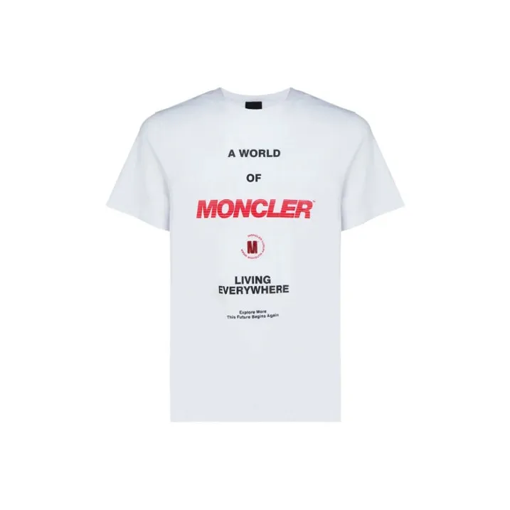 Moncler SS22 T Shirts Men White-0