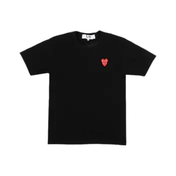 CDG Play T Shirts Men Black