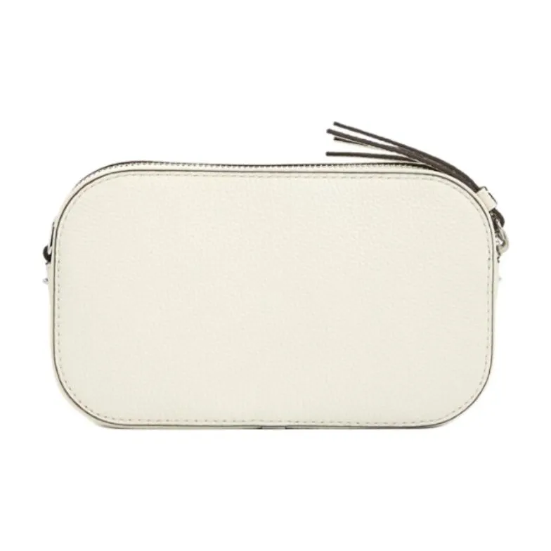 TORY BURCH Miller Leather Crossbody Bag, Shoulder Bag Mini Women's Ivory-3