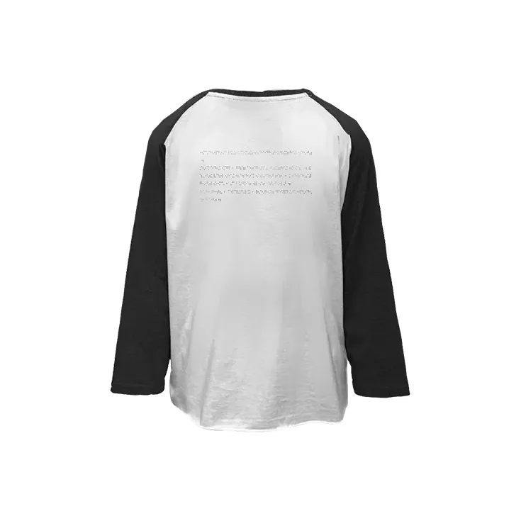 WANNA LAB SS25 T Shirt Unisex Black White-1