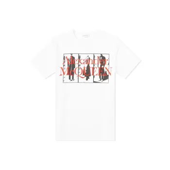 Alexander McQueen T-Shirts Men White