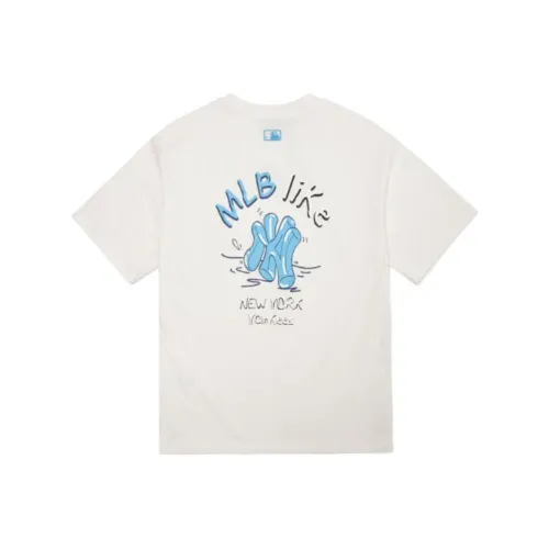 MLB T Shirts Unisex Ivory White