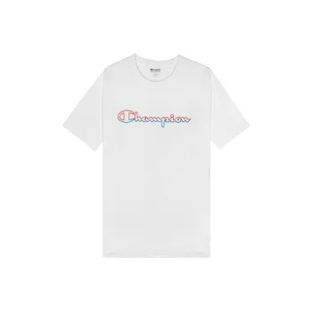 Champion T Shirt US Version Unisex White