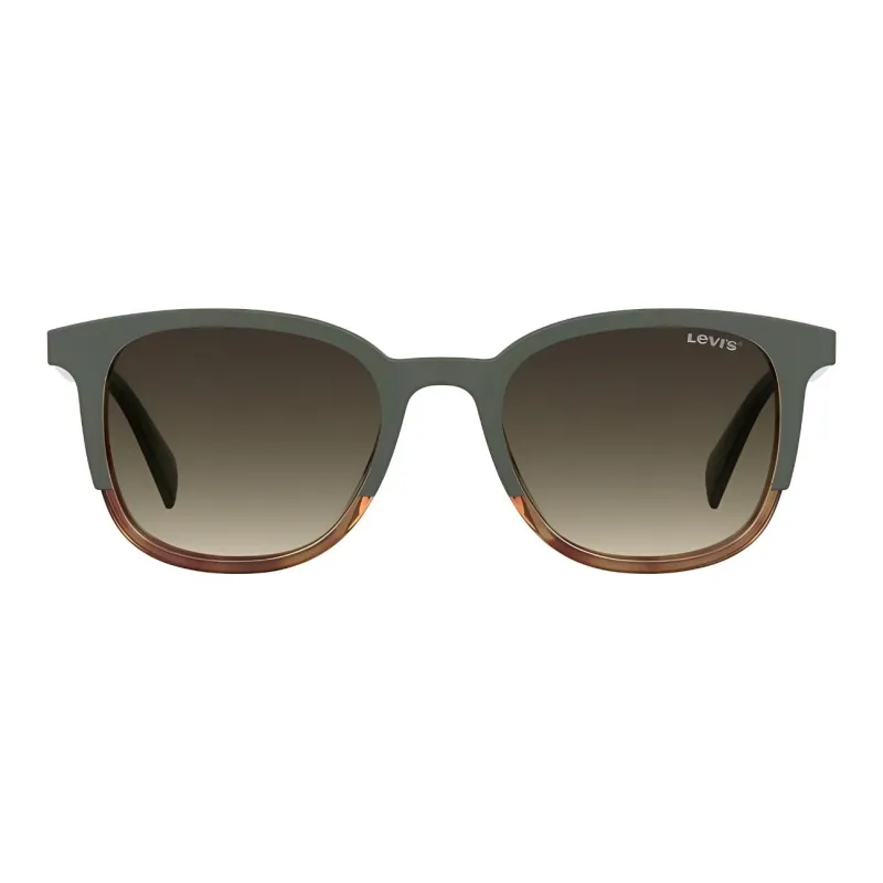 Levi's Polyamide Rectangular Sunglasses Unisex Green-1