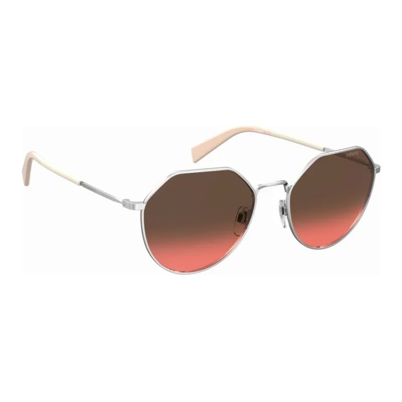 Levi's Irregular Shape Sunglasses Unisex Silver-2