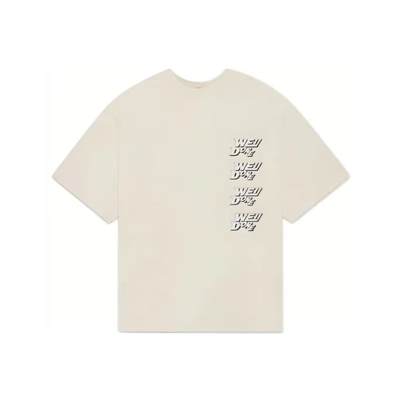 WE11DONE Logo Printed Crewneck T Shirt-0