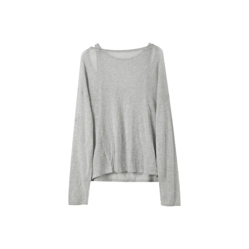 3COLOUR Knitwear Women's Heather Gray-1