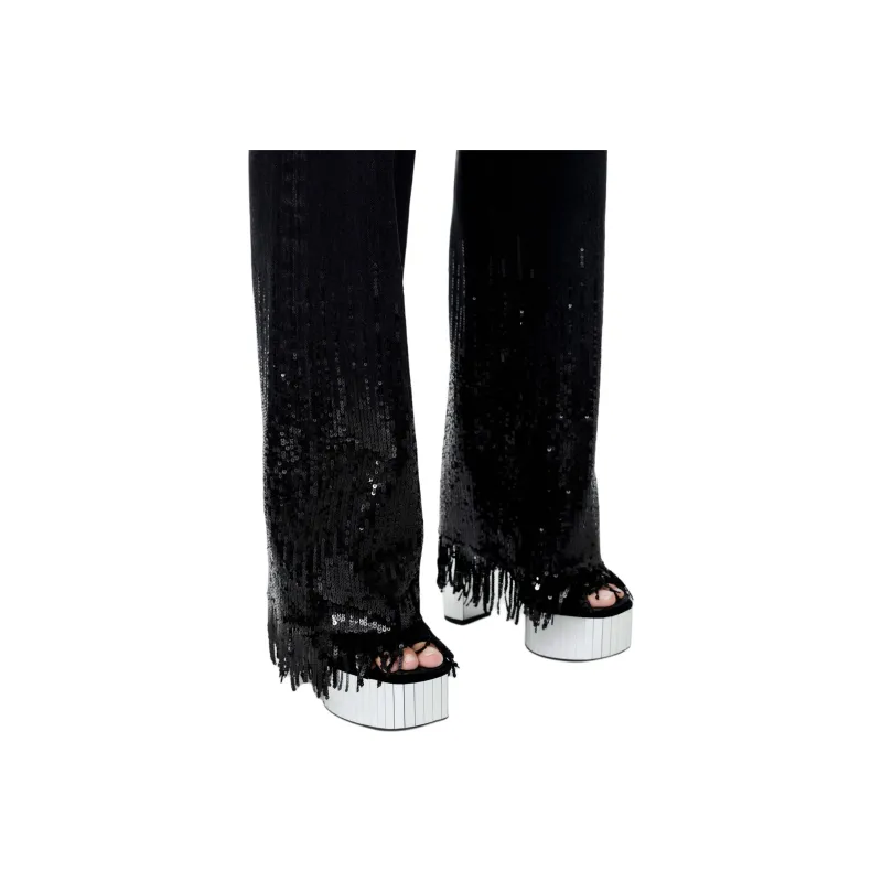 CHANEL 25S Spring Summer Collection Jeans Women's Black-2