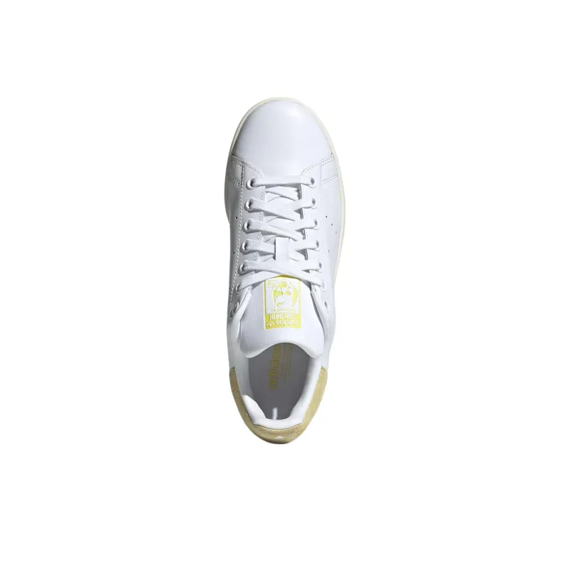 Adidas Originals Stan Smith White Powder Yellow Women's-4