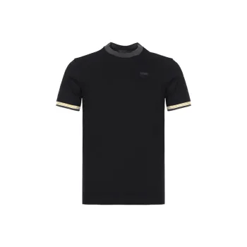 PRADA T-Shirts Men Black Smoke Gray