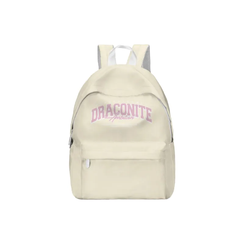 DRACONITE Polyester Backpack Laptop Bags Regular Unisex White-6