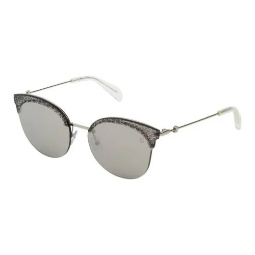 Police Acetate Browline Sunglasses Womens Tortoiseshell