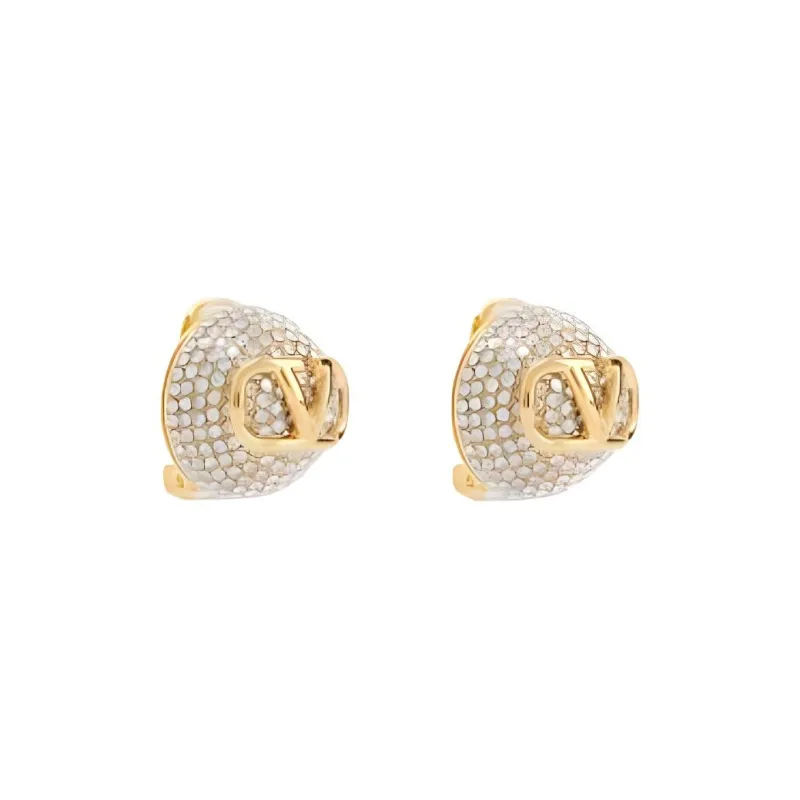Valentino Metal Earrings Women's Gold-1