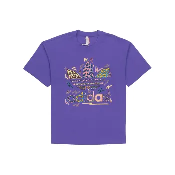 Adidas Originals T Shirt Unisex Purple
