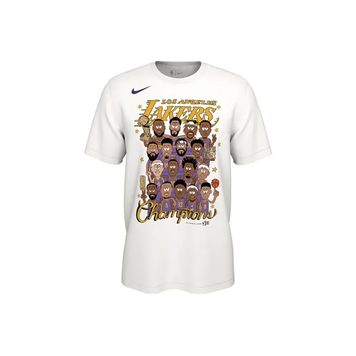 Nike Los Angeles Lakers Champions Club Roster T Shirt-0