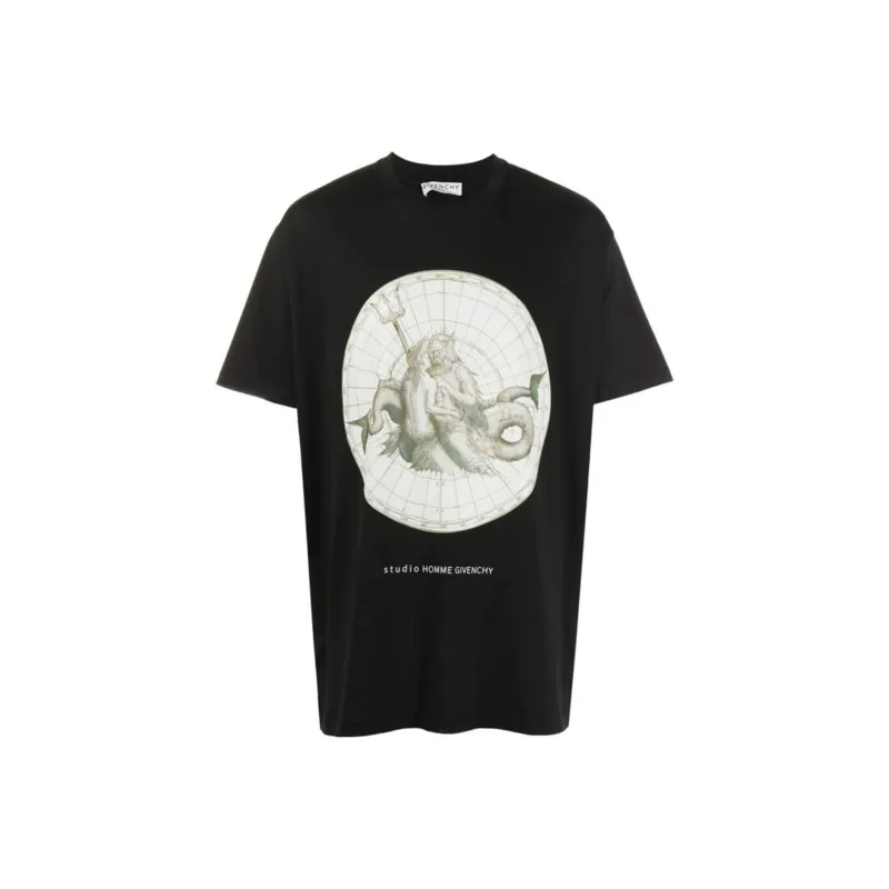Givenchy T Shirts Men Black-0