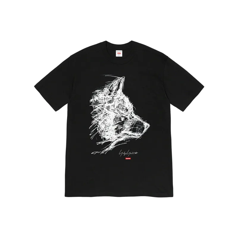 Supreme Yohji Yamamoto Scribble Wolf Tee-1