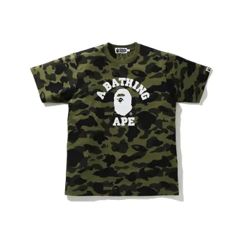 A BATHING APE 1st Camo College Wide Fit Tee