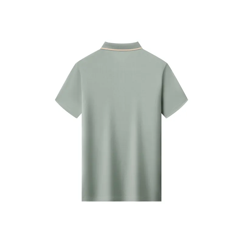 Red bean Polo Shirts Men-5