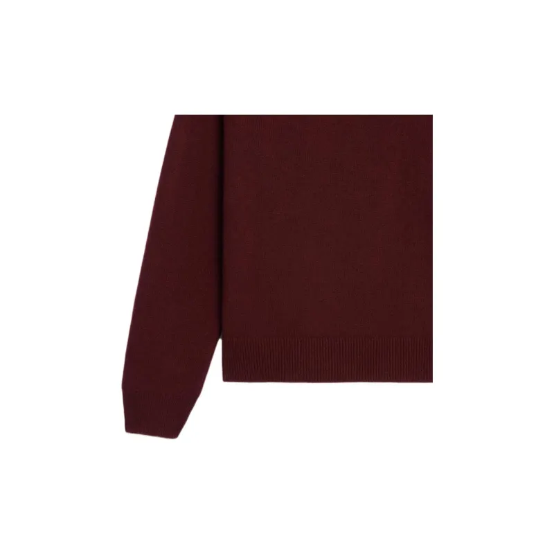 CELINE Logo Detailed Crewneck Knit Sweater-4