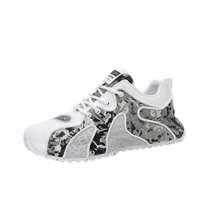 AMICNIEGD Anti Slip And Wear Resistant Lightweight Low Top Chunky Sneakers Men's-1