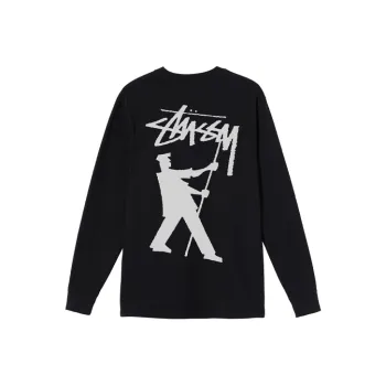 Stussy Weeds Pigment Dyed Long Sleeve Tee