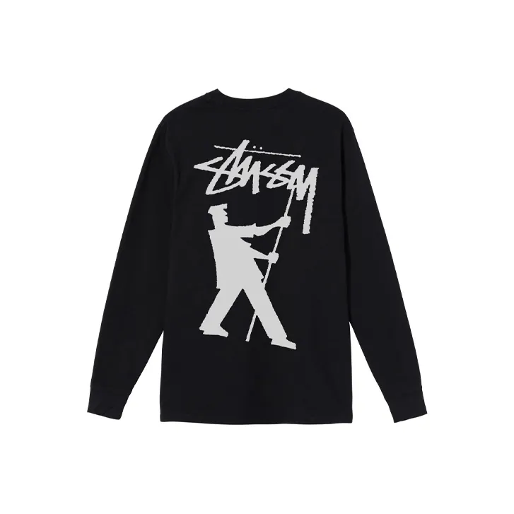 Stussy Weeds Pigment Dyed Long Sleeve Tee-0