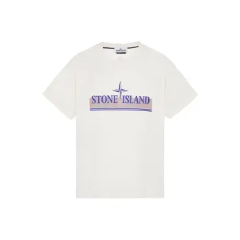 STONE ISLAND T-Shirts Men Ecru