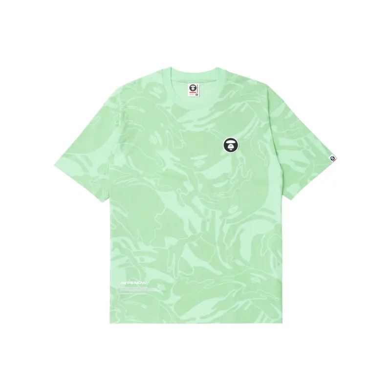Aape Camouflage print Milo Cotton T shirt-0