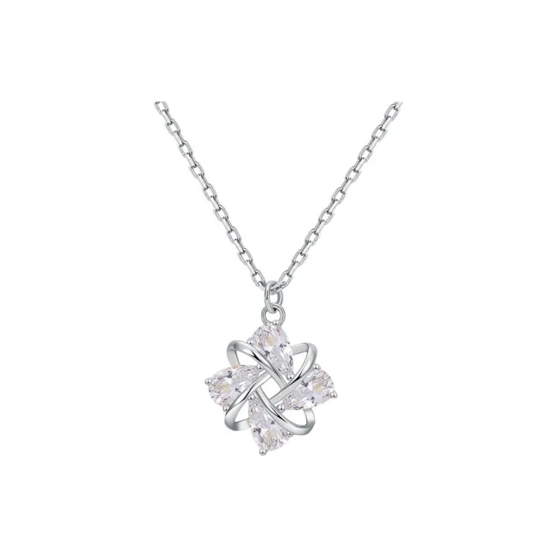 HMZ S925 Silver Necklaces Women's-0