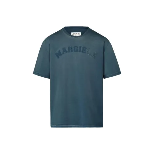 Maison Margiela Logo Detailed Crewneck T Shirt
