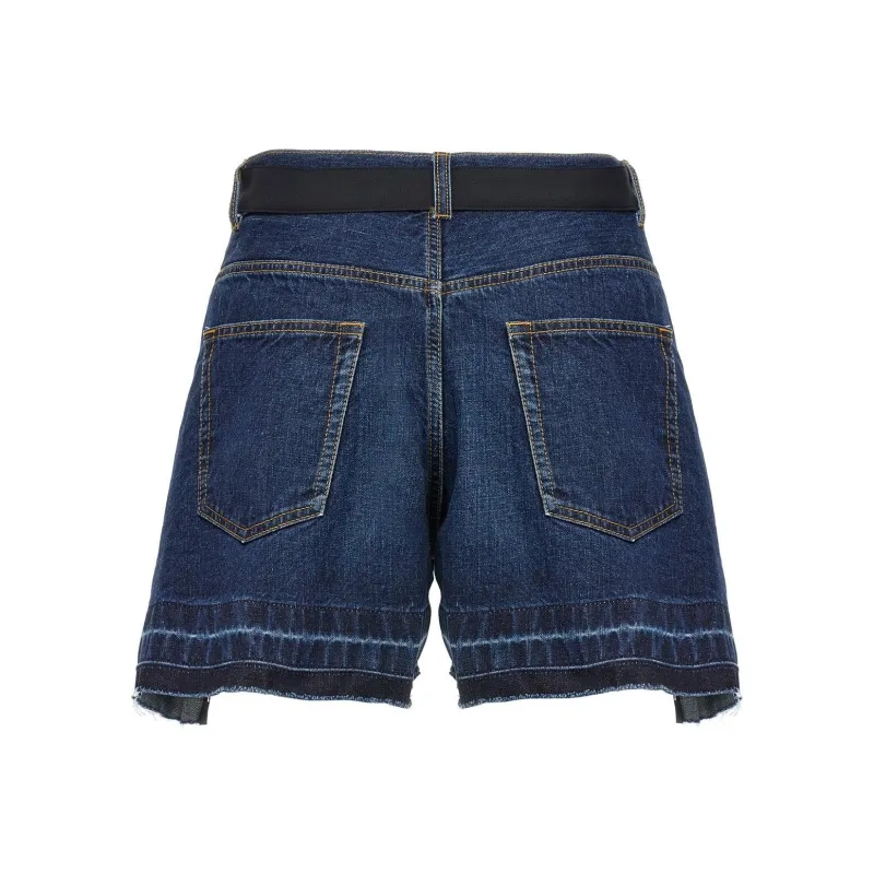 Sacai Belted Shorts-1