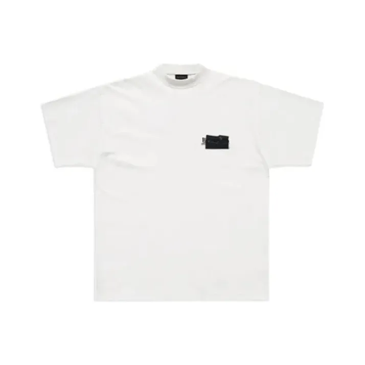 Balenciaga Gaffer Logo Large Fit T Shirt-0