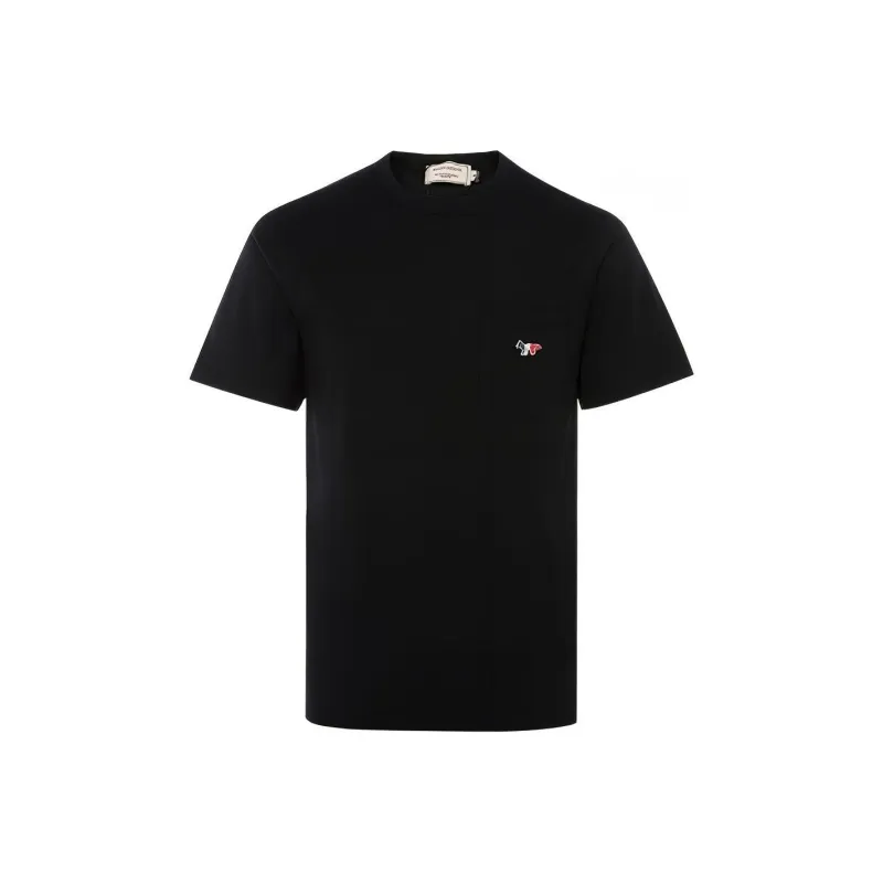Maison Kitsune Embroidered Logo T shirt-2