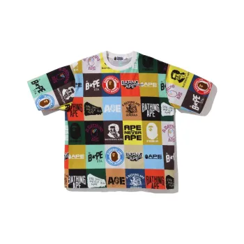 A BATHING APE Classic Logo Relaxed Fit Tee