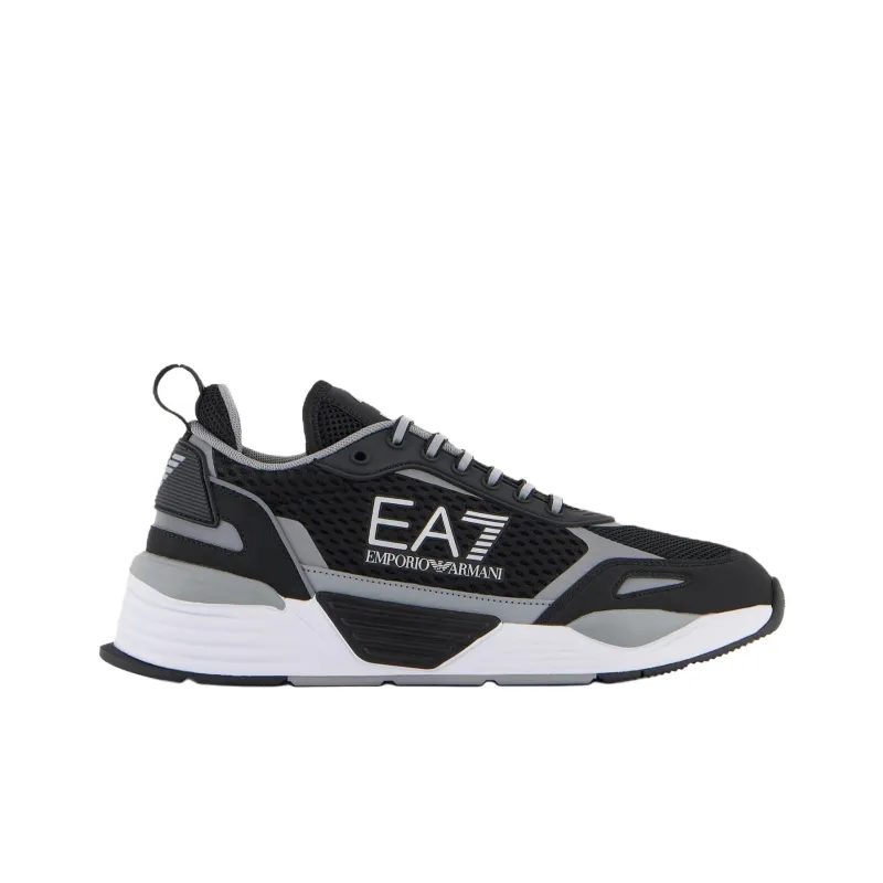 EMPORIO ARMANI EA7 Ace Low Top Casual Shoes Unisex Black-1
