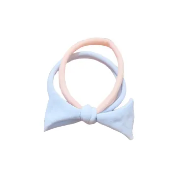 QIANFANGDAHUANGYE Cotton Linen Blend Hair Tie Women's
